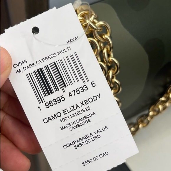 Coach Eliza Flap Crossbody Bag With Camo Print #CV948 - Picture 8 of 9